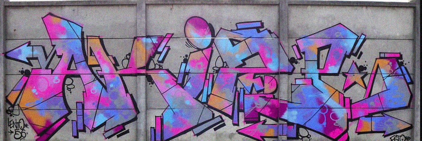 Graffiti artiste Akize